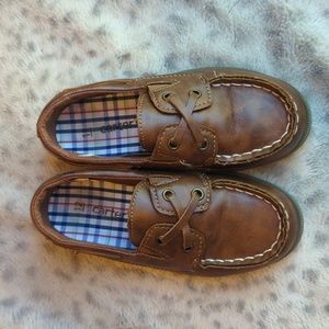 Carter's Brown toddler boat shoes size 12